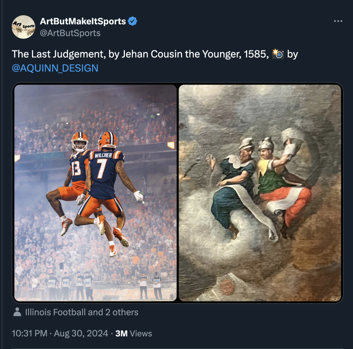 visual arts - Spert ArtButMakeltSports The Last Judgement, by Jehan Cousin the Younger, 1585, by Design Welcher B 7 Illinois Football and 2 others 3M Views